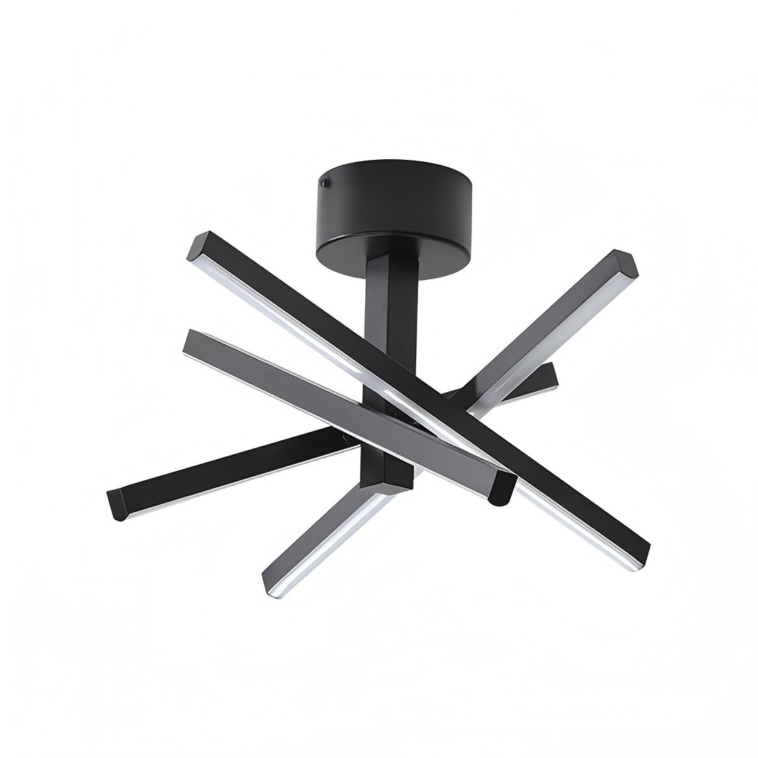 Modern black sputnik ceiling light for bedroom living room and dining room